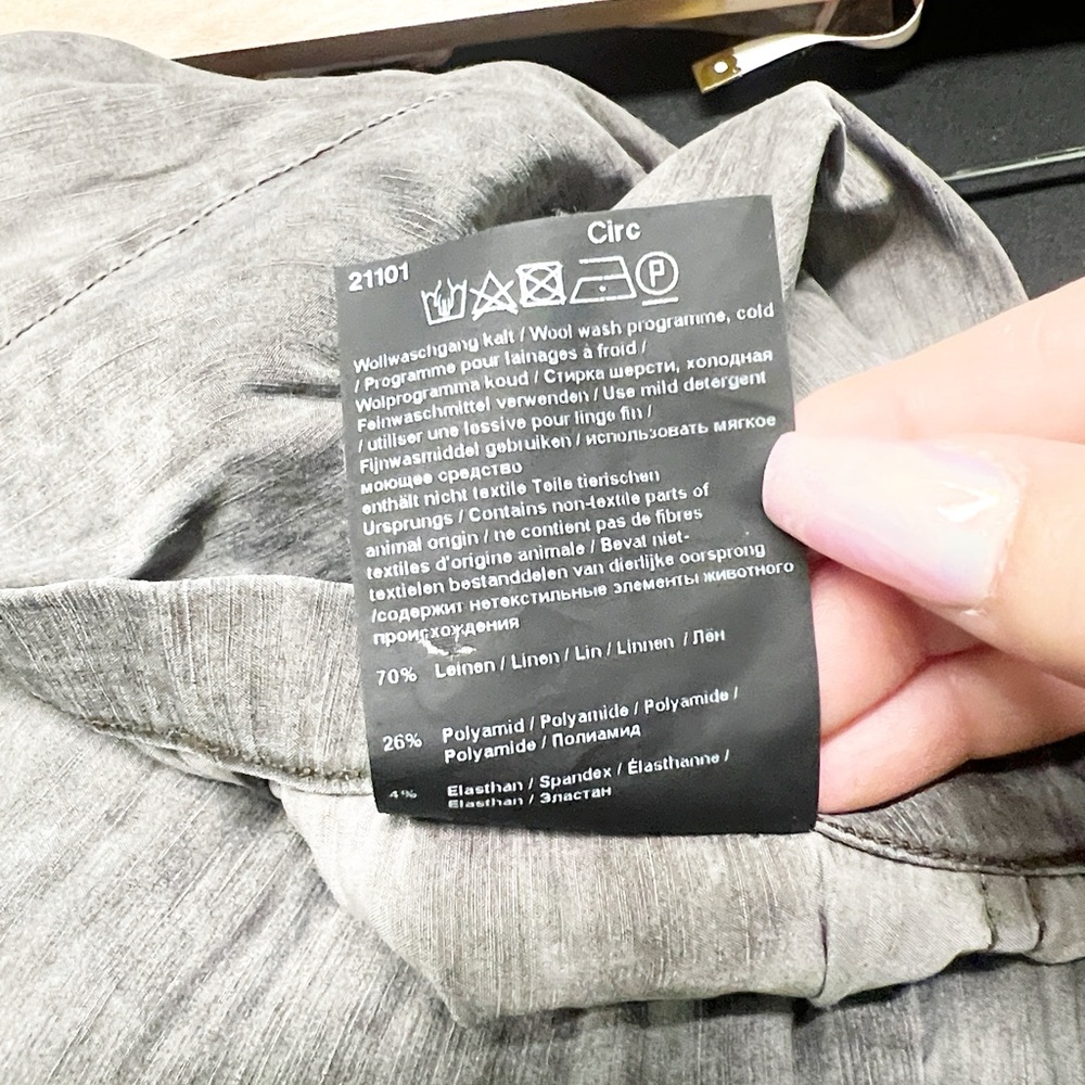 Annette Goertz light weight linen blend gray dress pants - Picture 11 of 12